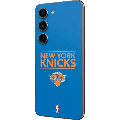 NBA New York Knicks Standard - Blue Galaxy S23 Skin