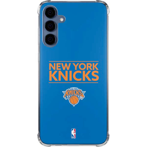 NBA New York Knicks Standard - Blue Galaxy S24 Clear Case