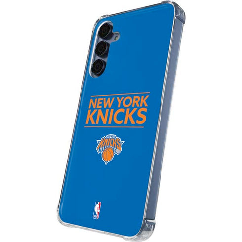 NBA New York Knicks Standard - Blue Galaxy S24 Clear Case