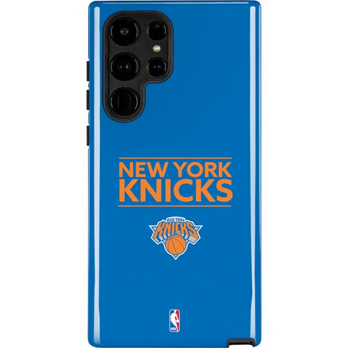 NBA New York Knicks Standard - Blue Galaxy S24 Ultra Impact Case