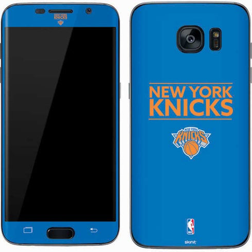 NBA New York Knicks Standard - Blue Galaxy S7 Skin