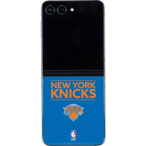 NBA New York Knicks Standard - Blue Galaxy Z Flip5 5G Skin