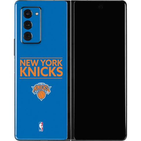 NBA New York Knicks Standard - Blue Galaxy Z Fold2 5G Skin