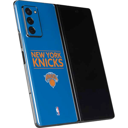 NBA New York Knicks Standard - Blue Galaxy Z Fold2 5G Skin