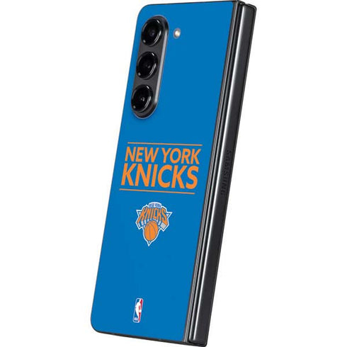 NBA New York Knicks Standard - Blue Galaxy Z Fold5 5G Skin