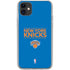 NBA New York Knicks Standard - Blue iPhone 11 Clear Case