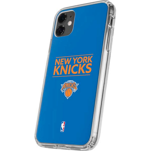 NBA New York Knicks Standard - Blue iPhone 11 Clear Case