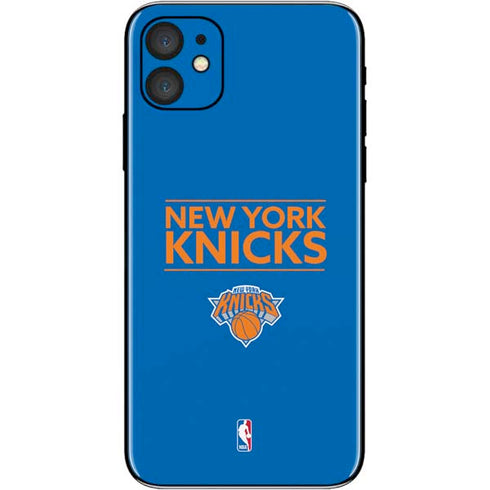 NBA New York Knicks Standard - Blue iPhone 11 Skin