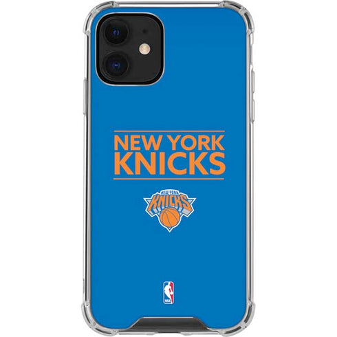 NBA New York Knicks Standard - Blue iPhone 12 Mini Clear Case