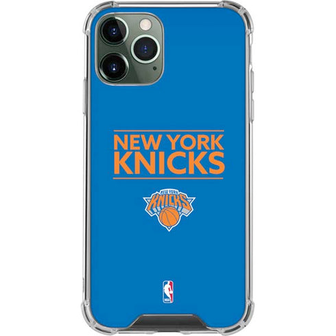 NBA New York Knicks Standard - Blue iPhone 12 Pro Clear Case