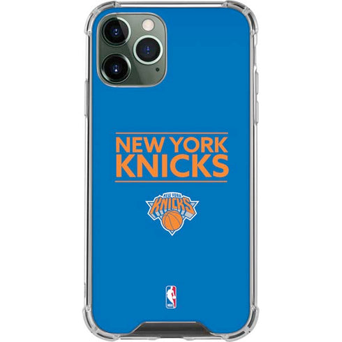 NBA New York Knicks Standard - Blue iPhone 12 Pro Max Clear Case