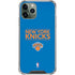 NBA New York Knicks Standard - Blue iPhone 12 Pro Max Clear Case