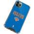 NBA New York Knicks Standard - Blue iPhone 12 Pro Max Clear Case