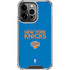 NBA New York Knicks Standard - Blue iPhone 13 Pro Clear Case