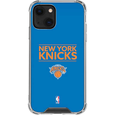 NBA New York Knicks Standard - Blue iPhone 15 Plus Clear Case