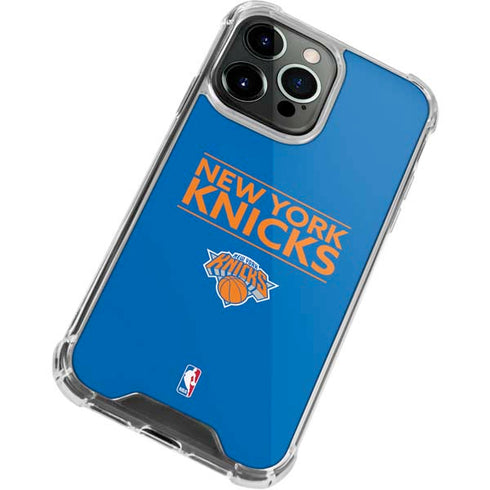 NBA New York Knicks Standard - Blue iPhone 15 Pro Clear Case