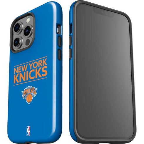 NBA New York Knicks Standard - Blue iPhone 15 Pro Impact Case