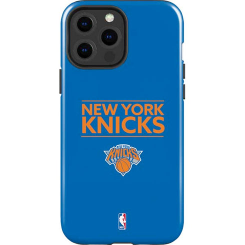 NBA New York Knicks Standard - Blue iPhone 15 Pro Max Impact Case