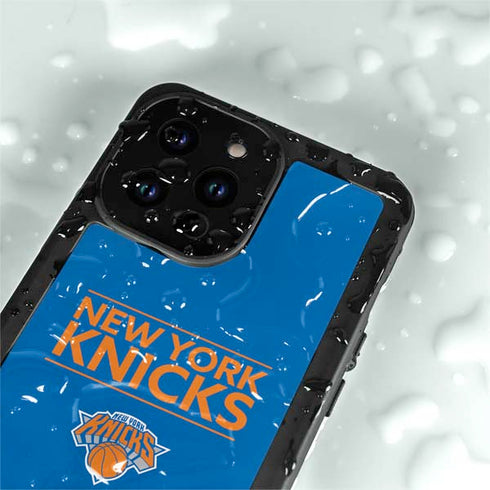 NBA New York Knicks Standard - Blue iPhone 14 Pro Max Waterproof Case