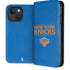 NBA New York Knicks Standard - Blue iPhone 15 Folio Case