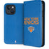 NBA New York Knicks Standard - Blue iPhone 15 Plus Folio Case