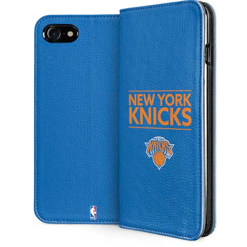 NBA New York Knicks Standard - Blue iPhone SE (2nd & 3rd Gen) Folio Case