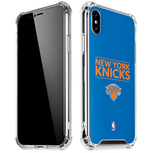 NBA New York Knicks Standard - Blue iPhone XS Max Clear Case