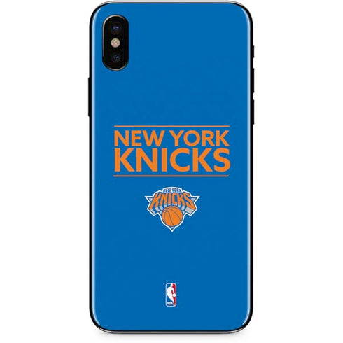 NBA New York Knicks Standard - Blue iPhone XS Skin