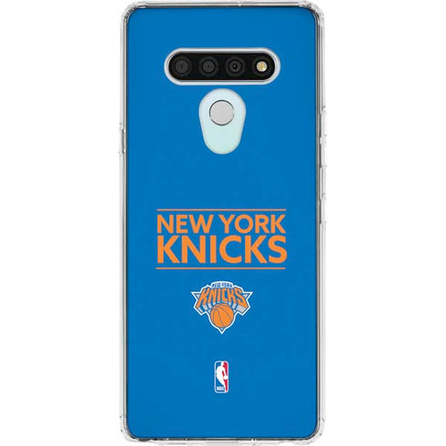 NBA New York Knicks Standard - Blue LG Stylo 6 Clear Case