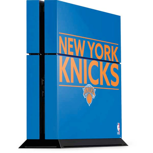 NBA New York Knicks Standard - Blue PS4 Console Skin