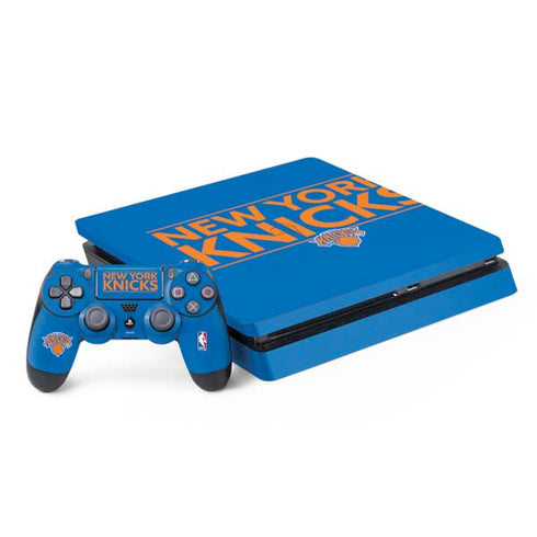 NBA New York Knicks Standard - Blue PS4 Slim Bundle Skin