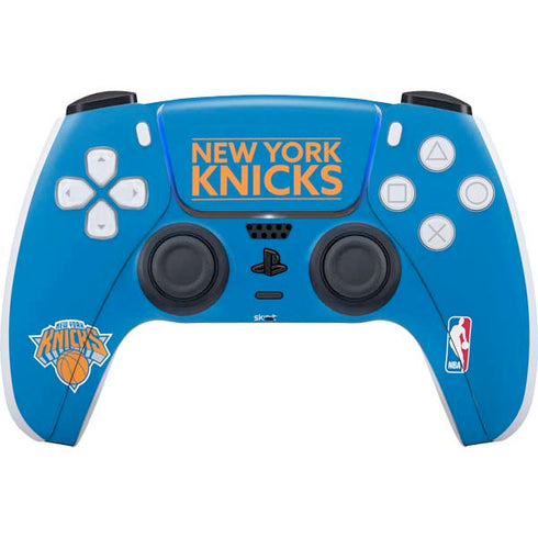 NBA New York Knicks Standard - Blue PS5 Controller Skin