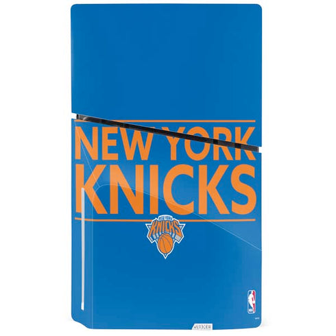 NBA New York Knicks Standard - Blue PS5 Slim Disk Bundle Skin