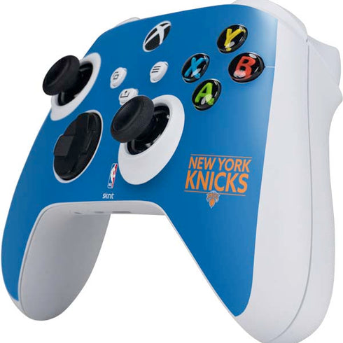 NBA New York Knicks Standard - Blue Xbox Series S Controller Skin