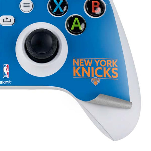NBA New York Knicks Standard - Blue Xbox Series S Controller Skin