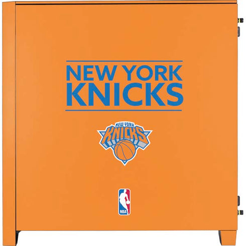 NBA New York Knicks Standard - Orange Corsair 4000D Tempered Glass Mid-Tower ATX Case Skin