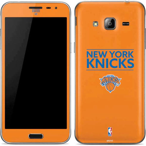NBA New York Knicks Standard - Orange Galaxy J3 Skin