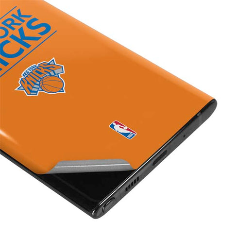 NBA New York Knicks Standard - Orange Galaxy Note 10 Plus Skin