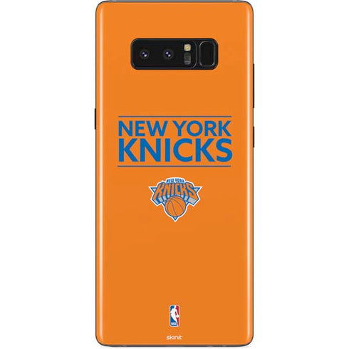 NBA New York Knicks Standard - Orange Galaxy Note 8 Skin