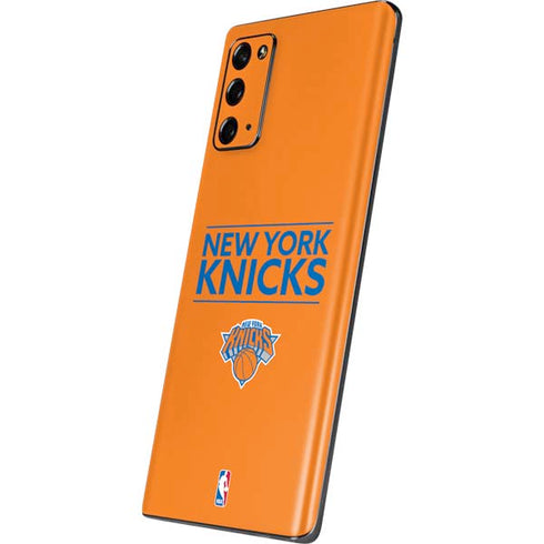 NBA New York Knicks Standard - Orange Galaxy Note20 5G Skin