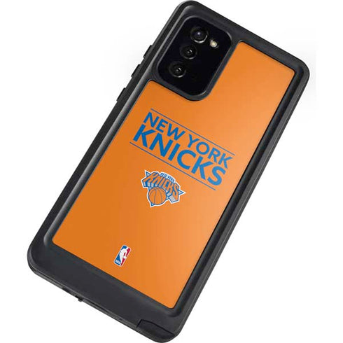 NBA New York Knicks Standard - Orange Galaxy Note20 5G Waterproof Case
