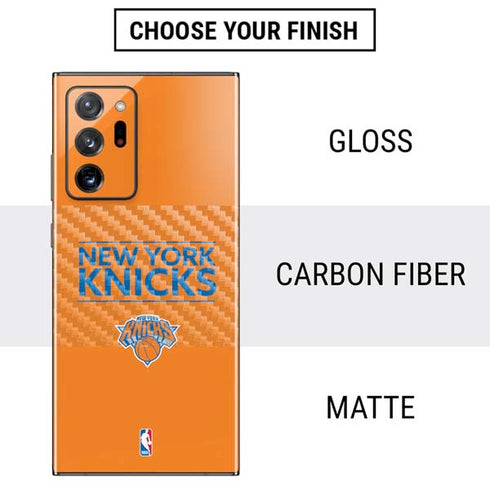 NBA New York Knicks Standard - Orange Galaxy Note20 Ultra 5G Skin