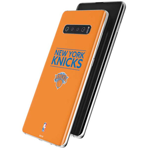 NBA New York Knicks Standard - Orange Galaxy S10 Skin