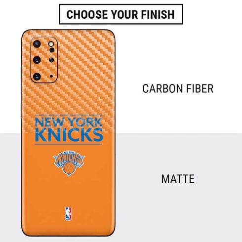 NBA New York Knicks Standard - Orange Galaxy S20 Plus Skin