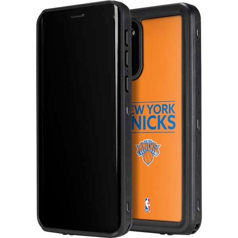 NBA New York Knicks Standard - Orange Galaxy S20 Plus Waterproof Case