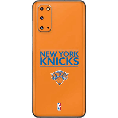 NBA New York Knicks Standard - Orange Galaxy S20 Skin