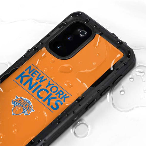 NBA New York Knicks Standard - Orange Galaxy S20 Waterproof Case