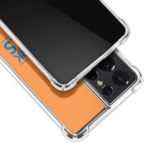 NBA New York Knicks Standard - Orange Galaxy S21 Ultra 5G Clear Case