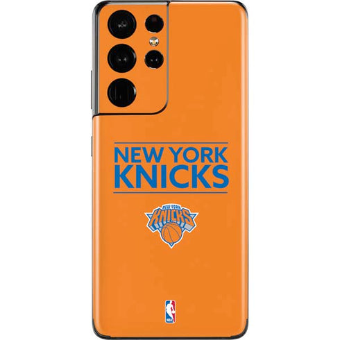 NBA New York Knicks Standard - Orange Galaxy S21 Ultra 5G Skin