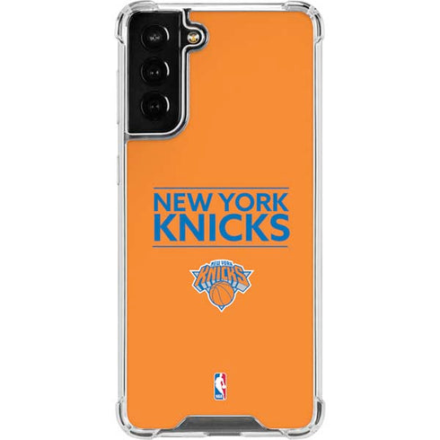 NBA New York Knicks Standard - Orange Galaxy S22 Plus Clear Case